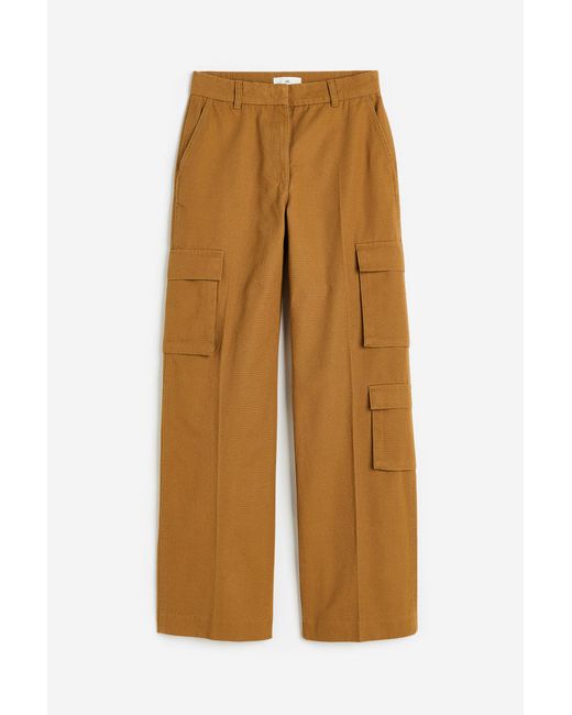 H & M Straight cargo trousers