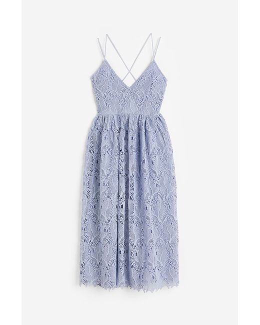 H & M V-neck Lace Dress