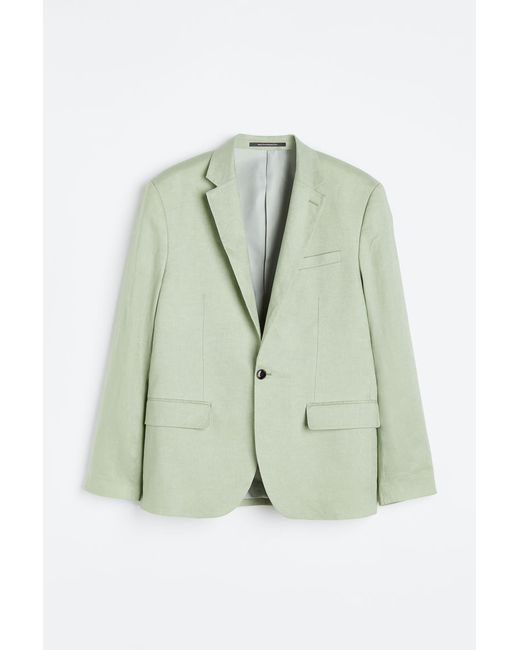 H & M Regular Fit Linen Jacket