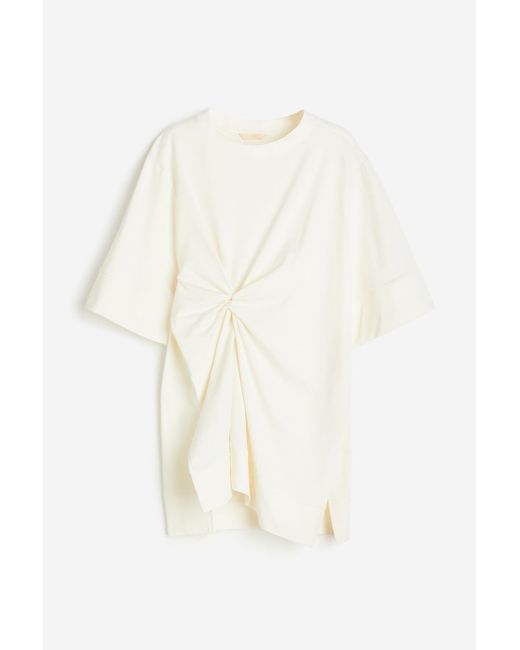 H & M Oversized Knot-detail Top