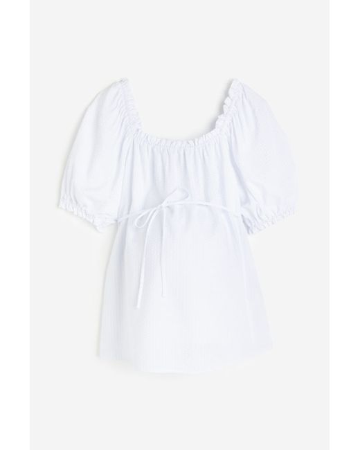 H & M MAMA Off-the-shoulder Blouse