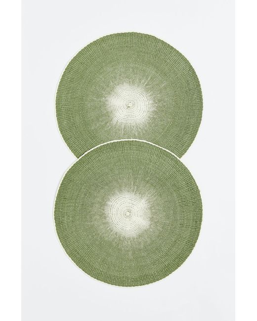 H & M 2-pack Round Placemats