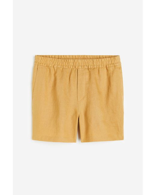 H & M Regular Fit Linen Shorts