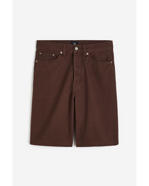 H & M Loose Fit Twill Shorts
