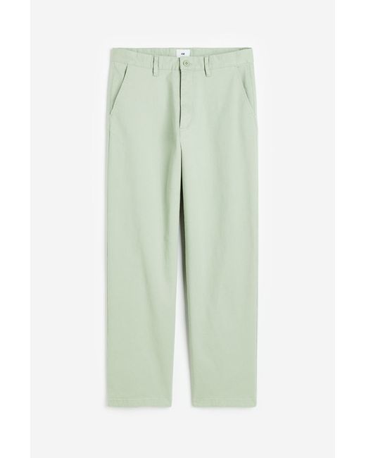 H & M Relaxed Fit Cotton Chinos