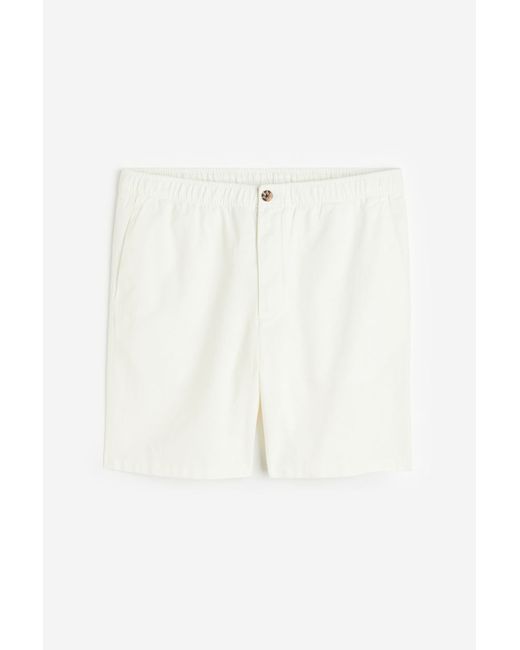 H & M Regular Fit Linen-blend Shorts