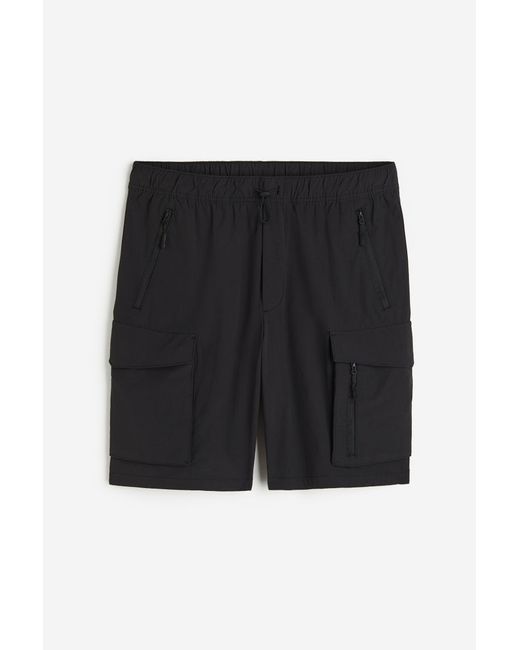 H & M Relaxed Fit Nylon Cargo Shorts