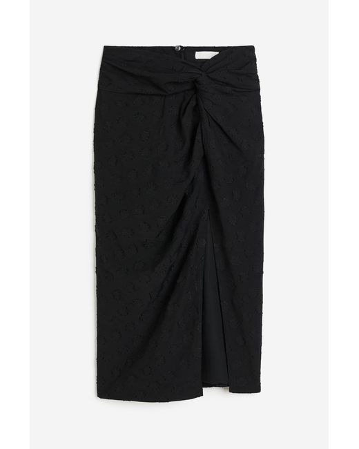 H & M Knot-detail Skirt