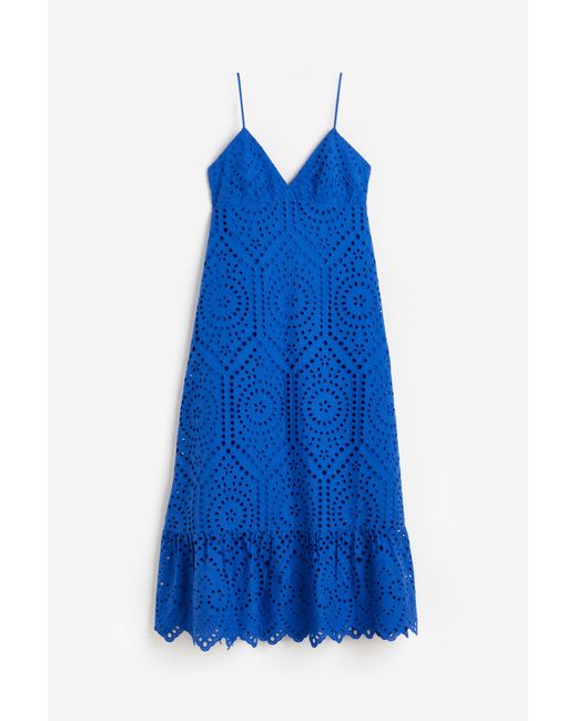 H & M Dress with Eyelet Embroidery