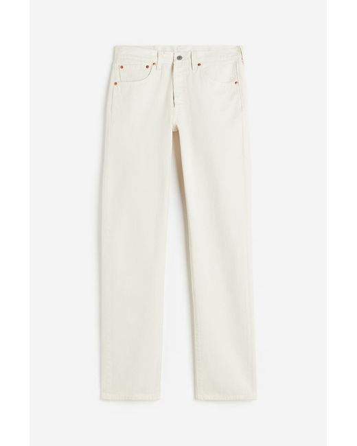 H & M 501 Original Jeans Weiß