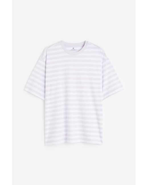 H & M T-Shirt Relaxed Fit Lila