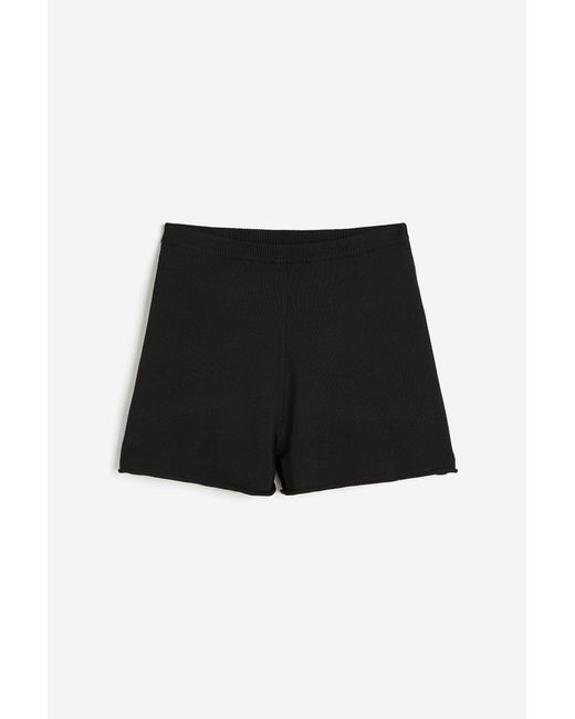 H & M Shorts in Feinstrick