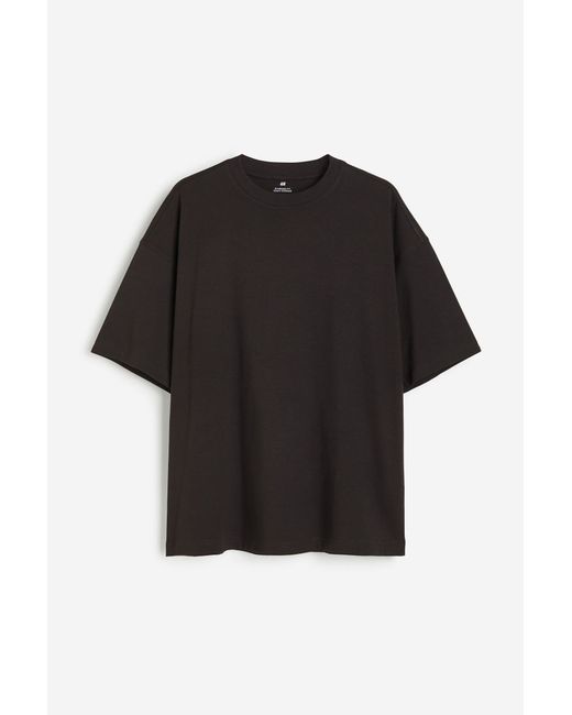 H & M Baumwoll-T-Shirt Oversized Fit