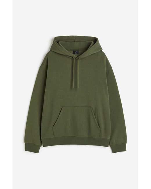 H & M Hoodie Relaxed Fit Grün