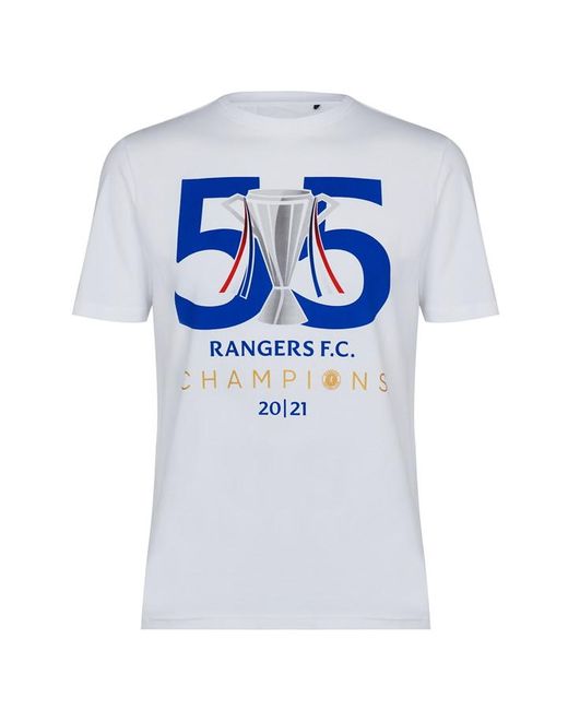Castore Sportswear Rangers FC Champion T Shirt