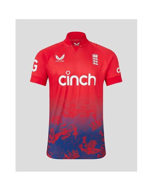 Castore England Cricket T20 Shirt 2023 2024 Adults