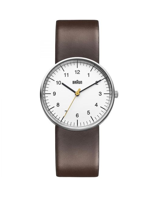 Braun Classic Brown White Watch BN0021WHBRG