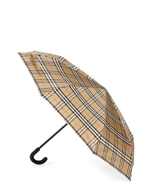 Burberry Vintage Check Print Foldable Umbrella