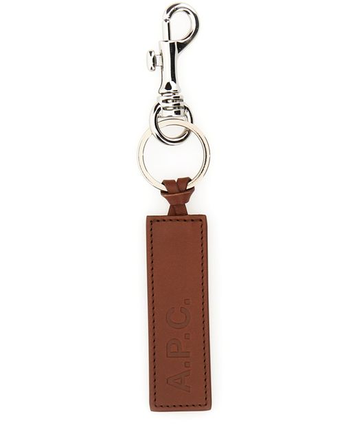 A.P.C. . Leather Keychain
