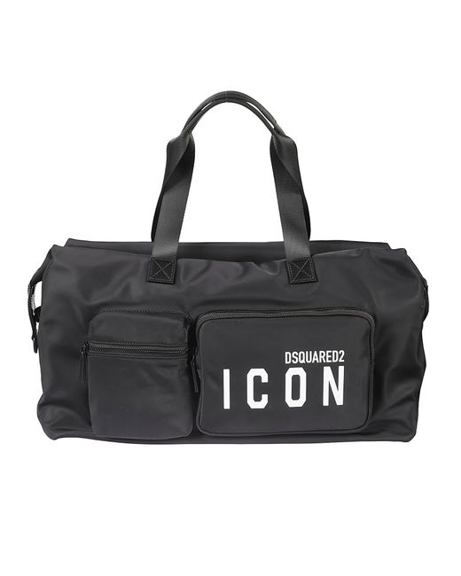 Dsquared2 Icon Leather Duffle Bag