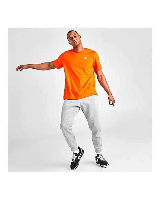 Nike Sportswear Club Fleece Jogger Pants in Grey XL Cotton/Polyester/Fleece