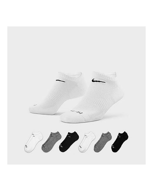 Nike Everyday Plus Cushioned No-Show Training Socks 6-Pack
