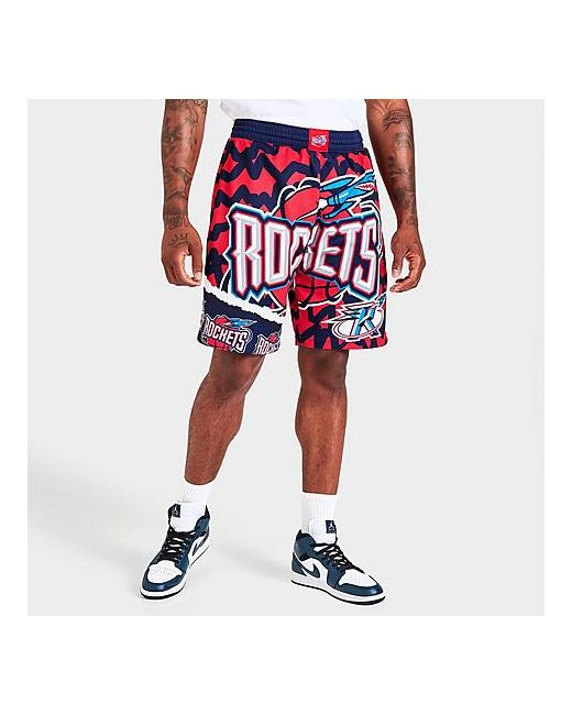 Mitchell And Ness Mitchell Ness Houston Rockets NBA Jumbotron 2.0 All-Over Print Shorts
