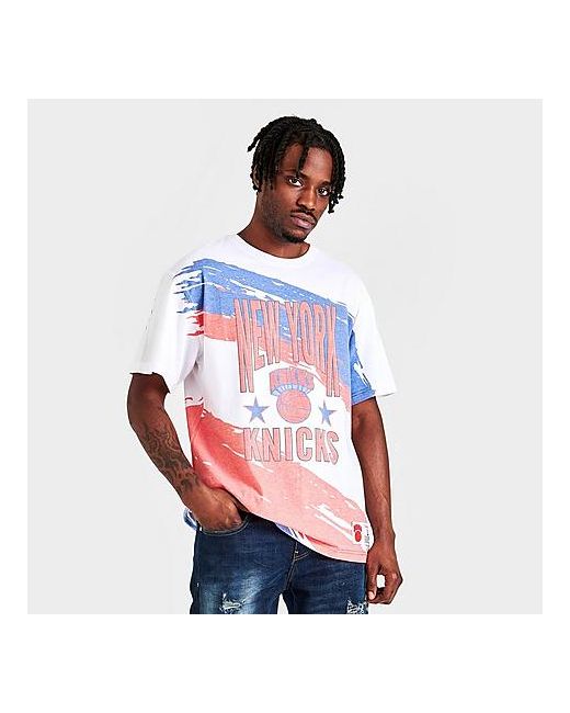 Mitchell And Ness Mitchell Ness NBA Paintbrush New York Knicks Sublimated Graphic T-Shirt