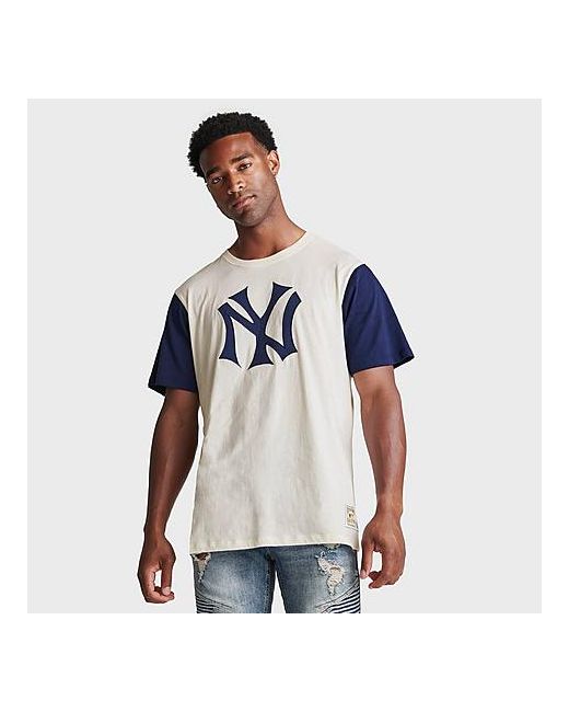 Mitchell And Ness Mitchell Ness New York Yankees MLB Blocked T-Shirt