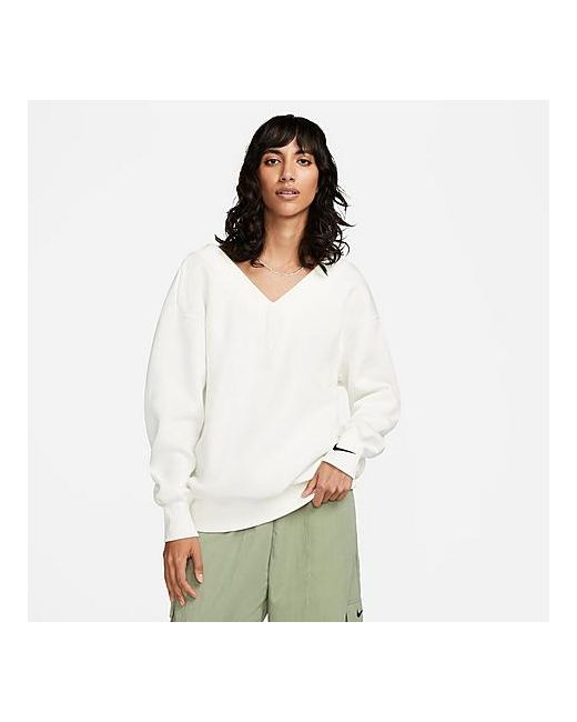 Nike Sportswear Phoenix Fleece Oversized V-Neck Sweatshirt