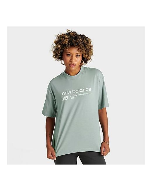 New Balance Linear Heritage Jersey Oversized T-Shirt
