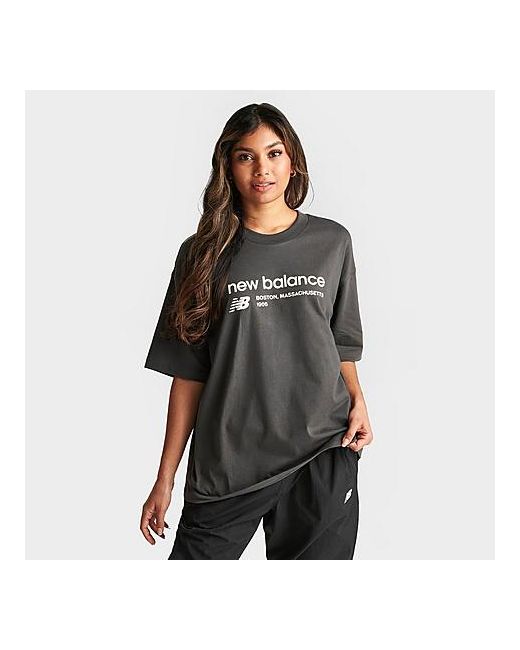 New Balance Linear Heritage Jersey Oversized T-Shirt