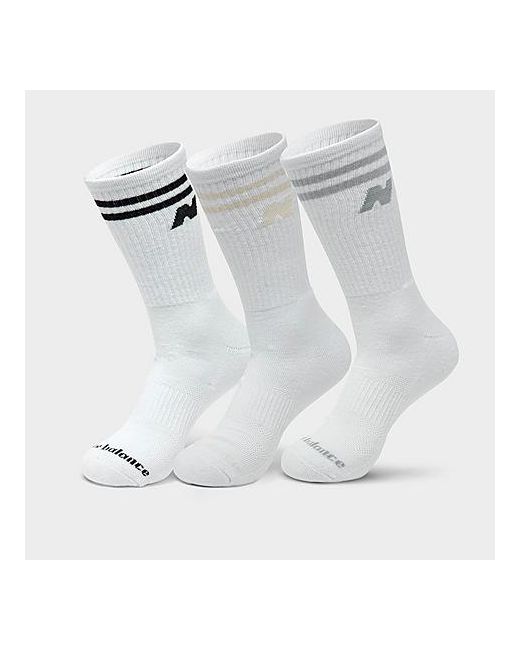 New Balance Varsity Stripe Crew Socks 3-Pack