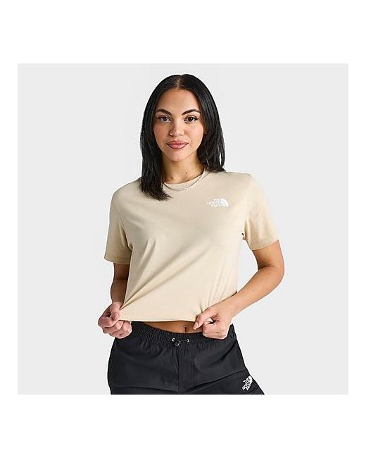 The North Face Inc Half Dome Logo Cropped T-Shirt