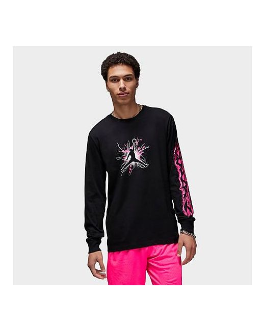 Jordan Dri-FIT Sport Long-Sleeve Metal Graphic T-Shirt