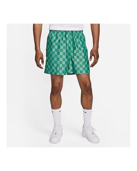Nike Club Checkered Nylon Flow Shorts