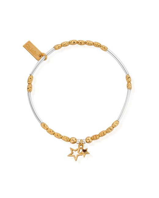 ChloBo Gold Double Star Bracelet