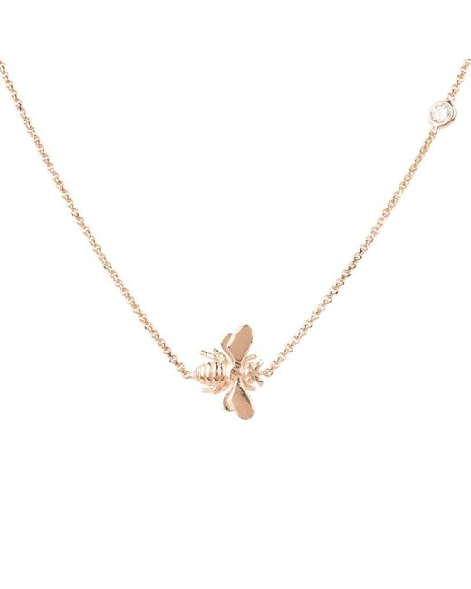 Latelita London Gold Plated Silver Queen Bee Necklace