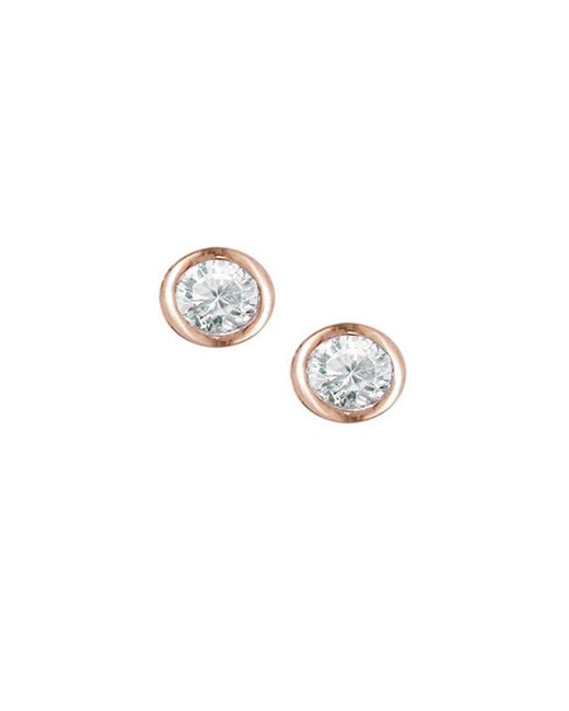 London Road Jewellery Gold Raindrop Diamond Solitaire Earrings