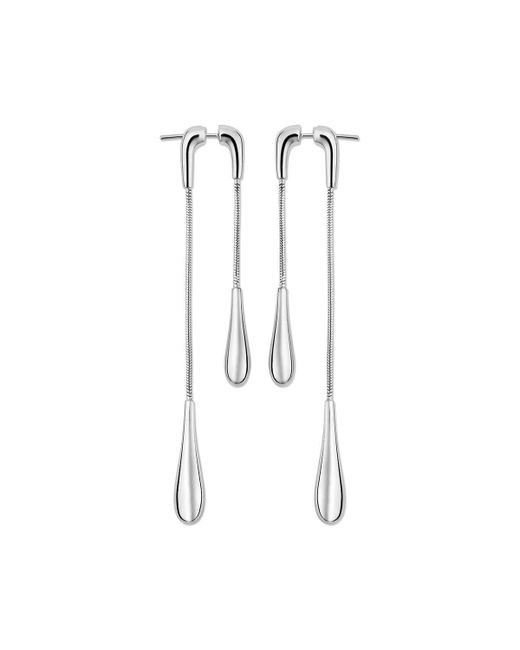 Lucy Quartermaine Double Drop Earrings Front And Back