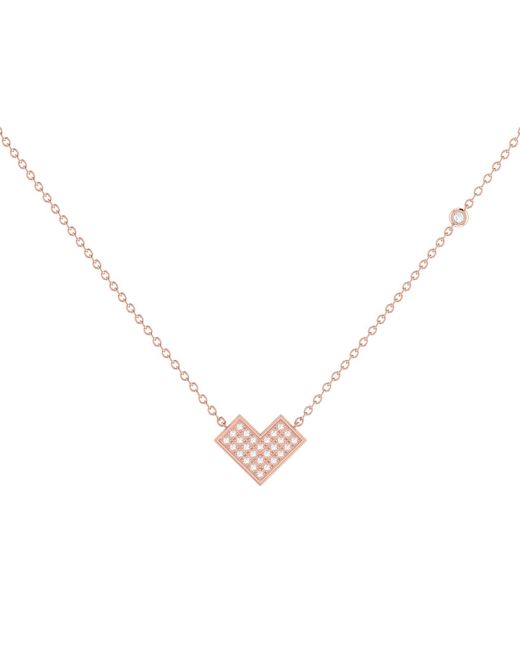 LuvMyJewelry 14kt Rose Plated One Way Necklace
