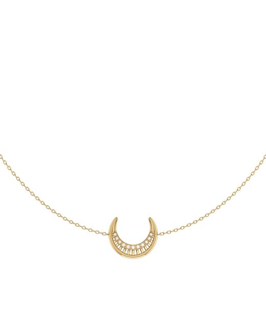 LuvMyJewelry 14kt Yellow Plated Silver Midnight Necklace