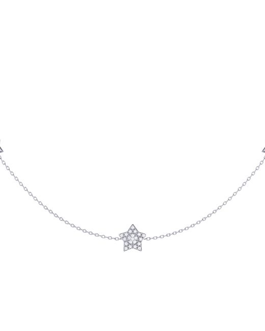 LuvMyJewelry Sterling Lucky Star Necklace