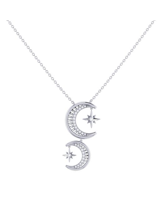 LuvMyJewelry Sterling Twin Nights Necklace