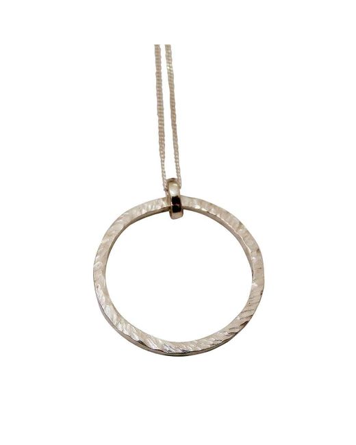Sheila Kerr Sterling Circle Of Love Pendant Necklace