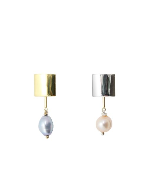 Alison Fern Jewellery Erin Mismatched Pearl Earrings