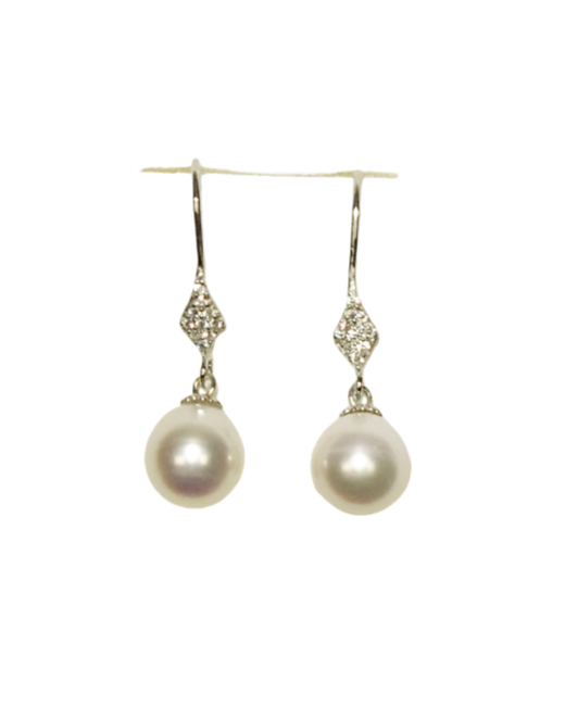 Pearlicity Diamond Drop Earrings