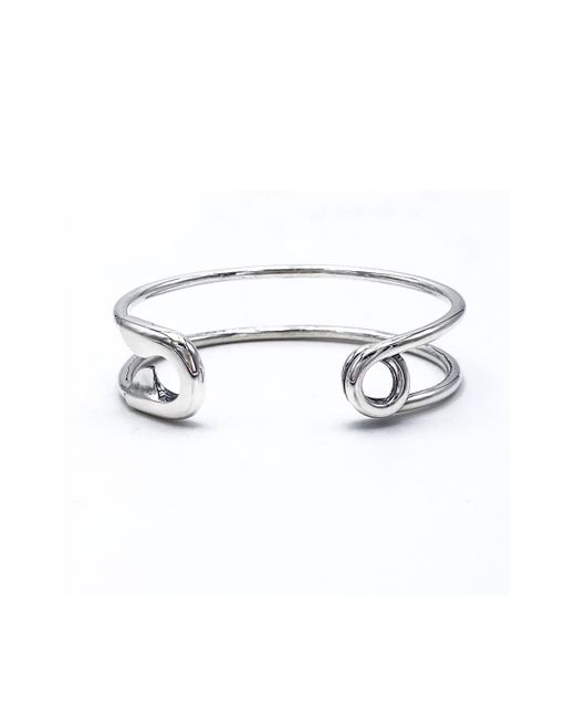 Oie Jewelry Sterling Safety Pin Cuff Bracelet