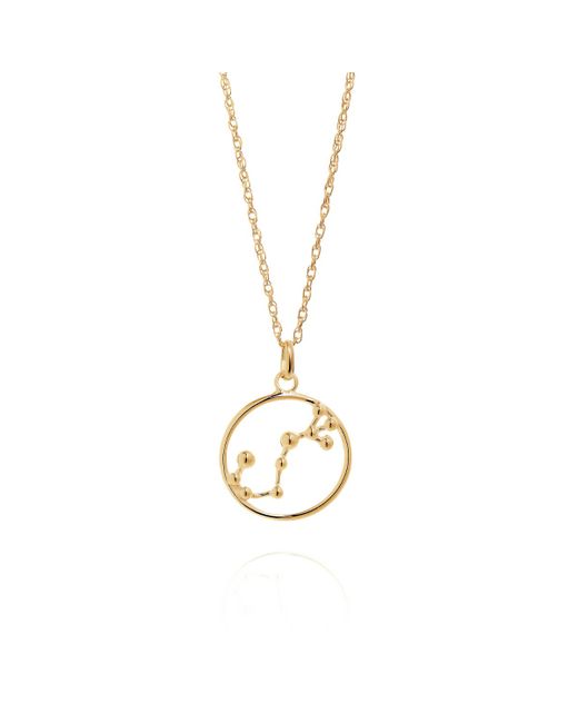 Yasmin Everley Jewellery Gold Scorpio Astrology Necklace