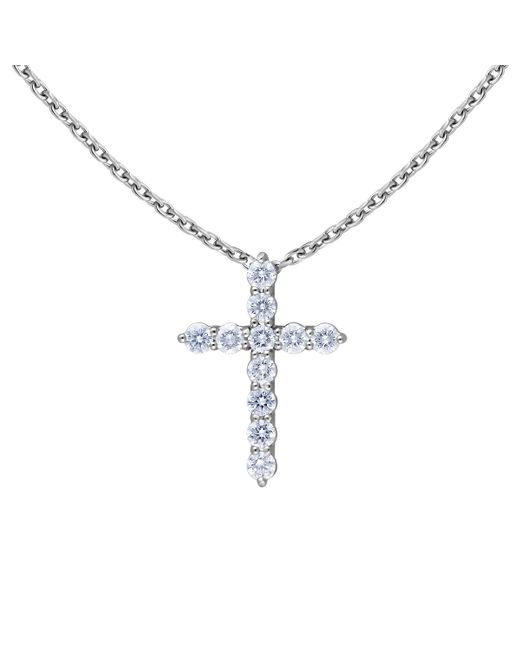 DRAJÉE London 18kt Gold Cross Diamond Necklace